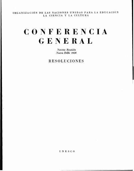 Portada de 1956 CONVENCIÓN NUEVA DELHI