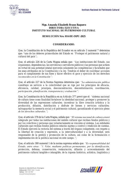 Portada de 2. NORMATIVA TECNICA PROPUESTA E INFORMES PROY ARQUEOLOGI