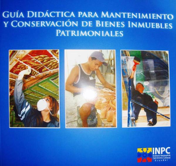Portada de 3. GUIA DIDACTICA CONSERVACION BIENE MUEBLE