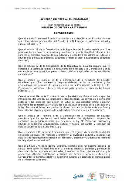 Portada de 5 NORMATIVA TECNICA INMUEBLE DM 2020 063