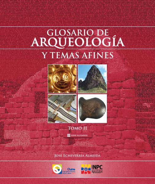Portada de 9. GLOSARIO DE ARQUEOLOGÍA TOMO II