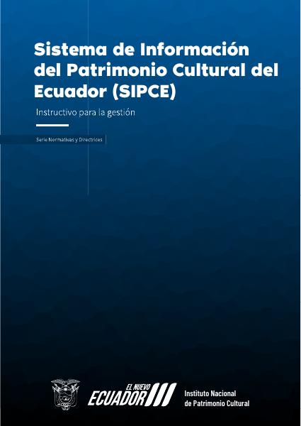 Portada de Instructivo SIPCE
